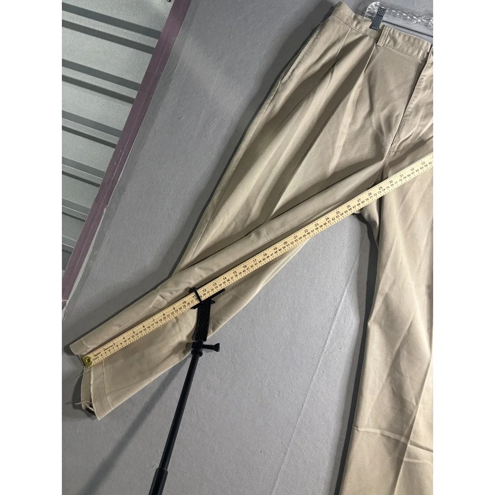 Polo Ralph Lauren Polo Chino Pleated Pants Men 40x30 Khaki Cotton